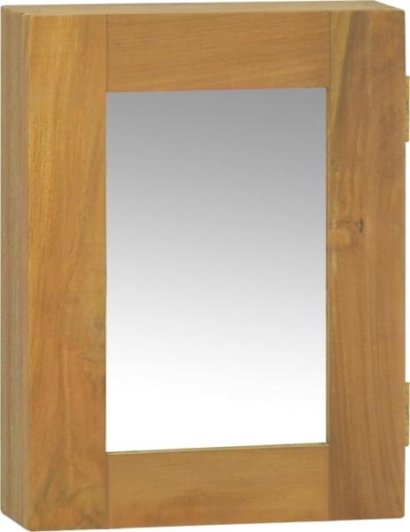 Spiegelschrank 30 x 10 x 40 cm Massivholz Teak