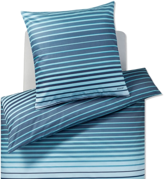 JOOP! Bettwäsche Shutter 4109 02 Ocean Mako Satin 240 x 220 + 2x 80 x 80 cm Bild 2