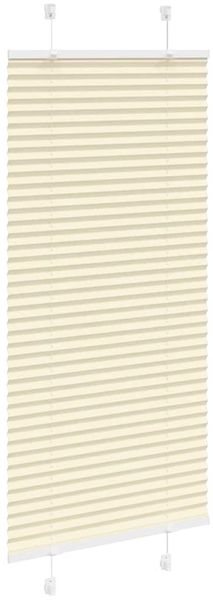 vidaXL Plissee Creme 65x150 cm Stoffbreite 64,4 cm Polyester 4015289 Bild 3