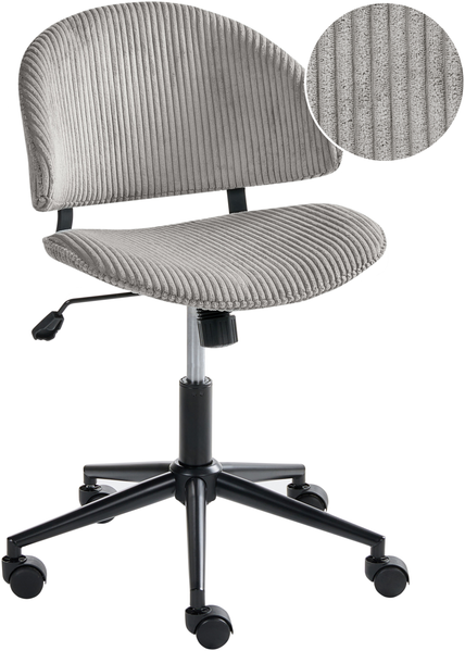Bürostuhl KIANA Cord Taupe