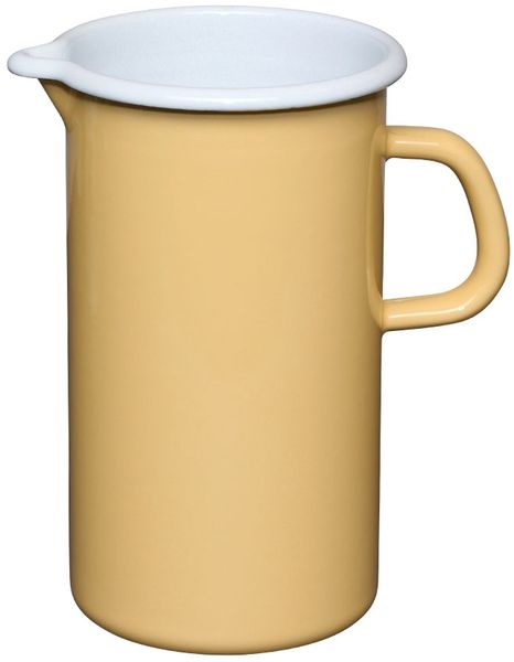 RIESS 0836-124 Emaillekrug 1,5 L, Sunshine, H 19 cm / Emaille Krug