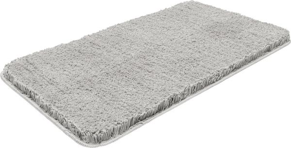 OTTO home Badematte Sanremo, Badvorleger, Badezimmer Teppich, sehr weich, Höhe 30 mm, rutschhemmend beschichtet, schnell trocknend, fußbodenheizungsgeeignet, Polyester, rechteckig, Badteppich, unifarben, rechteckig, rund & als 3-tlg. Set erhältlich Bild 2