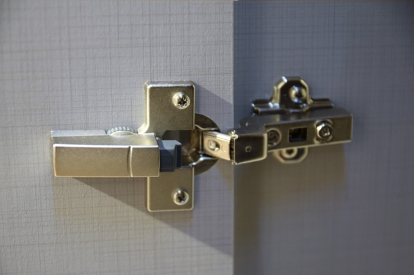 Schwebetürenschrank Kleiderschrank Passepartout 262cm Schubl. Grau Eichef. Glastür Bild 6