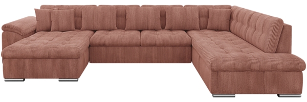 Wohnlandschaft Niko Bis Cord (Farbe: Poso 29, Seite: Links)