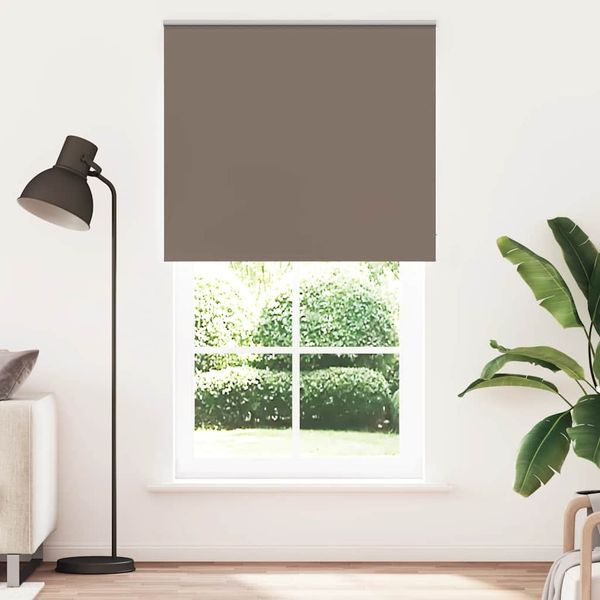 vidaXL Verdunkelungsrollo Kaffeebraun 135x230 cm Stoffbreite 131,6 cm 4011083