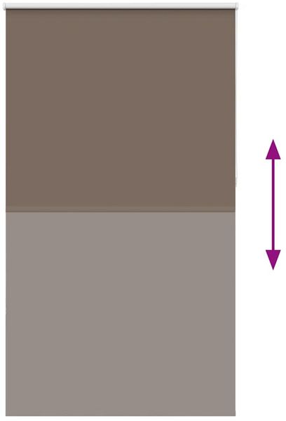 vidaXL Verdunkelungsrollo Kaffeebraun 135x230 cm Stoffbreite 131,6 cm 4011083 Bild 5