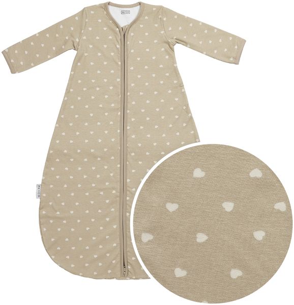 Meyco Sweet Heart Schlafsack mit festen Ärmeln, ru