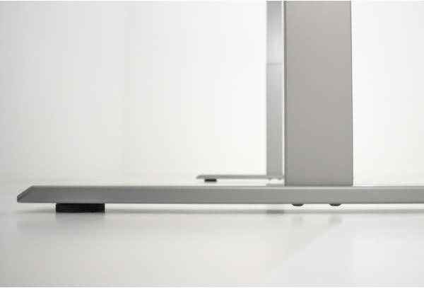 Kerkmann Steh-/Sitztisch Move 2 elektrisch Fuß silber 160x80x63-127cm Bild 3