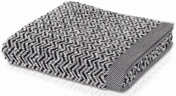 Möve Handtuch Brooklyn, Walkfrottier (1-St), mit Zick-Zack-Muster, Made in Germany