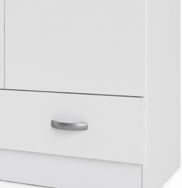 Spell Kleiderschrank Garderobe 2 trg. Schublade weiß Schlafzimmer Schrank Möbel Bild 8