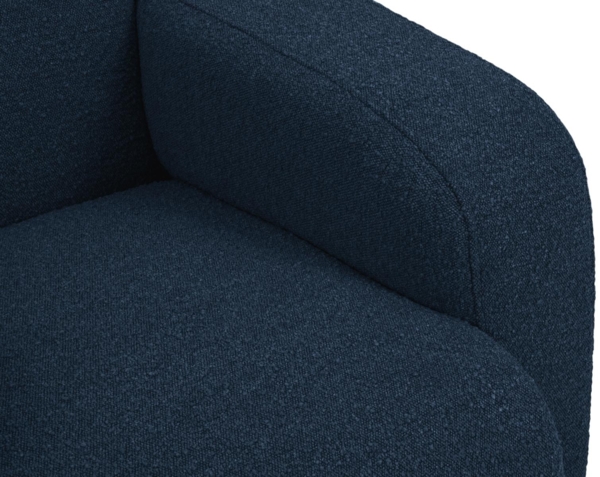 Micadoni Sofa Molino 2-Sitzer Boucle Dunkelblau Bild 6