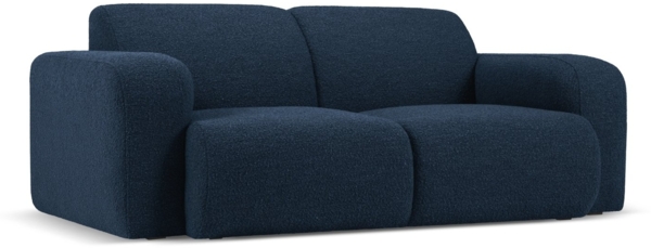 Micadoni Sofa Molino 2-Sitzer Boucle Dunkelblau Bild 2