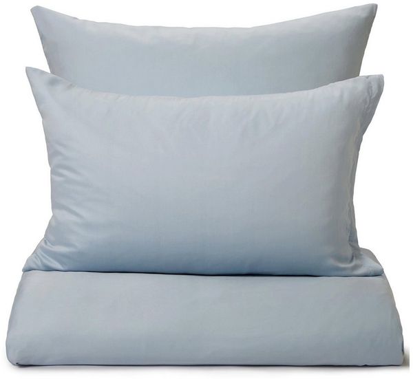 Urbanara Partnerbettwäsche Bettwäsche-Set Seretta I 100% Tencel Lyocell, Satin, 2 teilig, Geschmeidige Satin Bettwäsche mit Reißverschluss