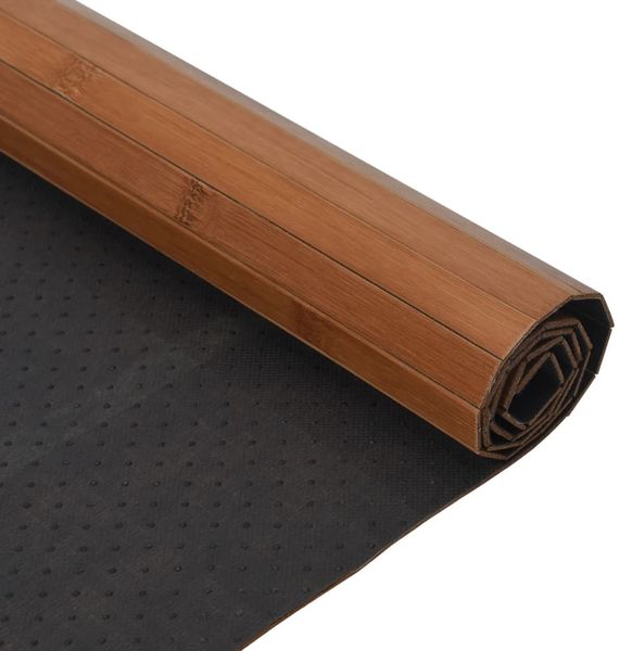 vidaXL Teppich Rechteckig Braun 70x400 cm Bambus 376758 Bild 5