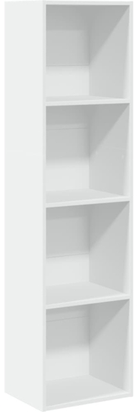 vidaXL Bücherregal Weiß 40x30x152 cm Holzwerkstoff 857876