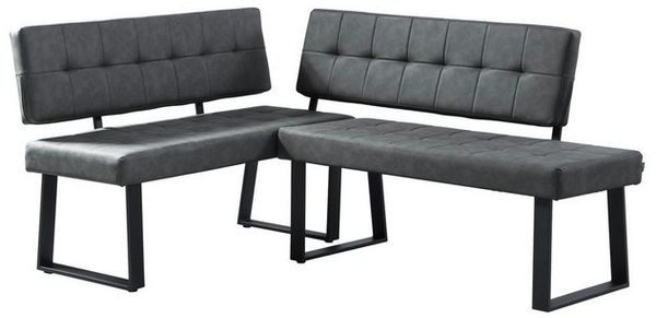 B&D home Eckbank AKA (2-St), beidseitig montierbar, gepolstert, mit Rückenlehne Bild 4