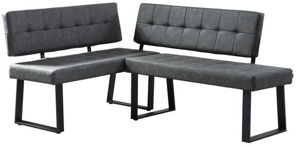 B&D home Eckbank AKA (2-St), beidseitig montierbar, gepolstert, mit Rückenlehne Bild 5