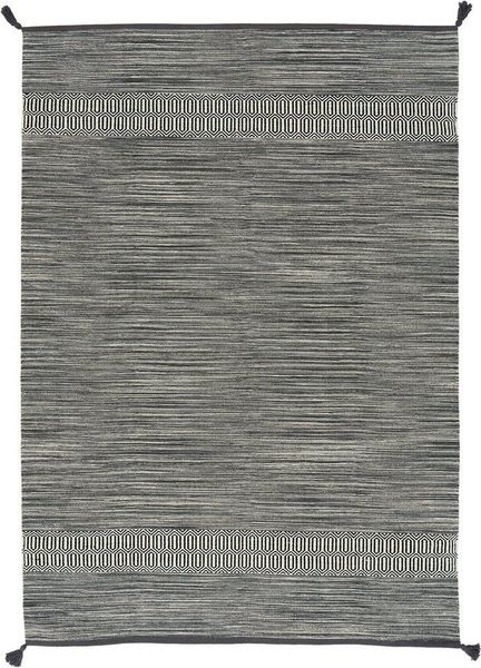 Pergamon Wollteppich Natur Baumwolle Teppich Kelim Toskana, Rechteckig, Höhe: 8 mm