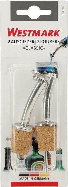 WESTMARK 2 Ausgieer Classic Standard, Naturkork, Metallklppchen