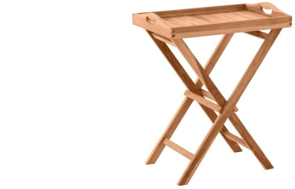 Serviertisch KENDARI in natur, T40 x B60 x H65 cm