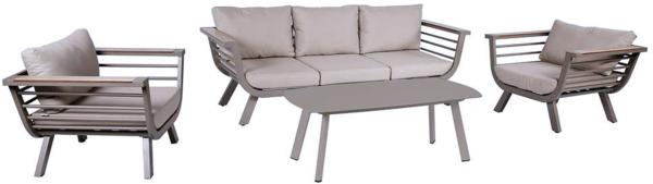 4-teilige Lounge-Gruppe Gartenlounge Sofa