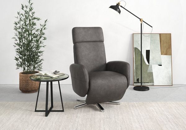 sit&more TV-Sessel Grenoble, inkl. Kopfteilverstellung, wahlweise mit 2 Motoren, Akku & Aufstehhilfe