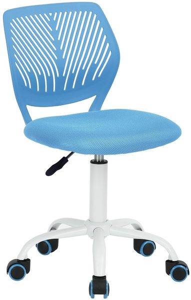 FurnitureR Bunter Schreibtischstuhl, moderner höhenverstellbarer Computerstuhl ohne Armlehnen, ergonomischer Drehstuhl für Kinderzimmer und Home Office