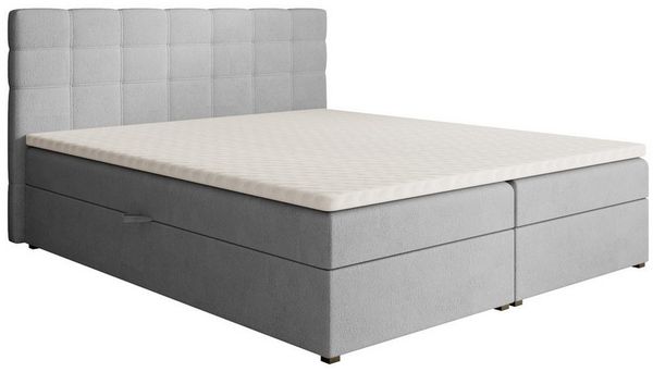 Beautysofa Boxspringbett TOPIQ mit Bettkasten (Bett für Schlafzimmer), mit 2x Bettkästen, Federkernmatratze