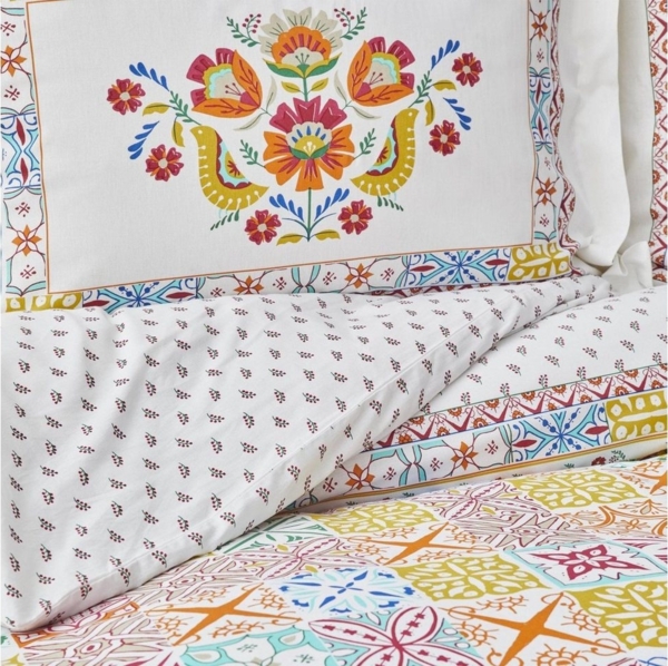 Karaca Bettwäsche Karaca Home Lumina Doppelbettbezug Set Gelb %100 Baumwolle Bild 2