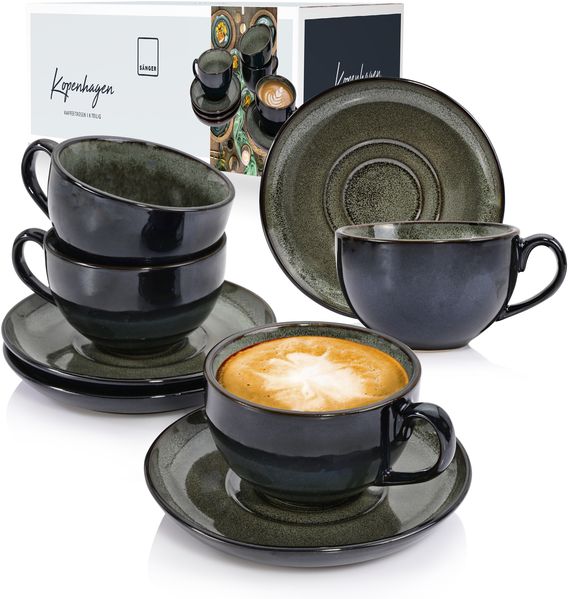 SÄNGER Kaffeetassen Set Kopenhagen 8 teilig