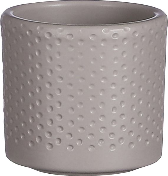 Mica Decorations Übertopf Keramik Era taupe Ø 7 x 7 cm