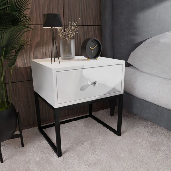 Lookway Nachttisch BLANCO Loft, Breite 45 cm