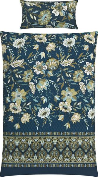 REDBEST Bettwäsche Bettwäsche, Mako-Satin, Satin Blumen