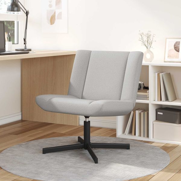vidaXL Drehstuhl Wolkengrau 63 x 75 x 76 cm Stoff 42007333