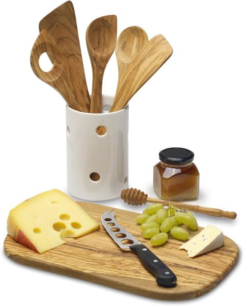 Continenta Schneidebrett 34x22x1,6 cm Olivenholz Bild 3