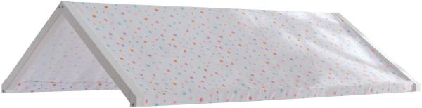 Dachvorhang mit Motiv für Hausbett "Kay" 120x200 cm