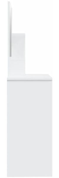 vidaXL Schminktisch mit Spiegel Weiß 86,5x35x136 cm 802957 Bild 8