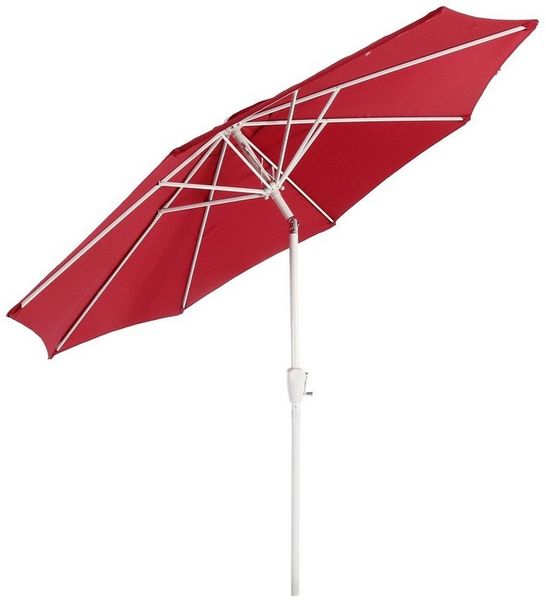 MCW Sonnenschirm Asti-270-c, LxB: 270x270 cm, Lüftungsschlitz, neigbar, UV-Schutz 50