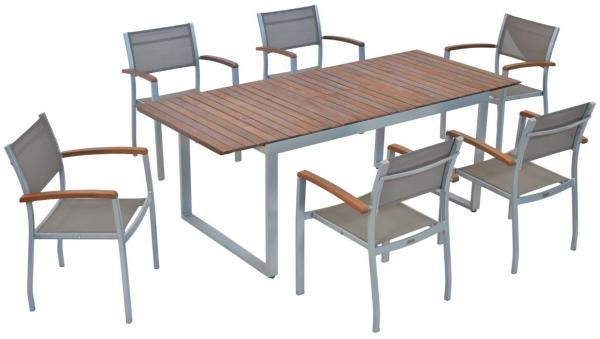 Nimes Gartenmöbelset 7tlg.