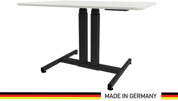 Schaff höhenverstellbarer Schreibtisch Progress | mit Gasfeder | Höhe 64 bis 106 cm | Tischplatte 120x80 cm | Gestell Schwarz Bild 6