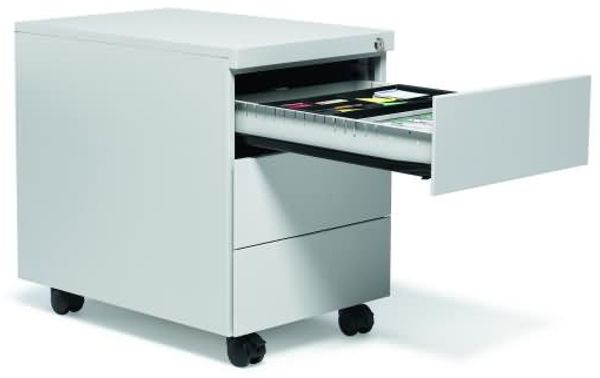 Soennecken Rollcontainer 3xSchub 39x55x79cm lichtgrau