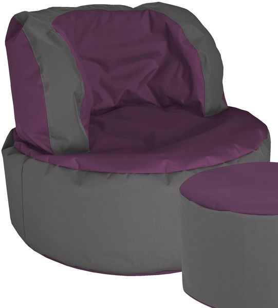 Sitzsack 85x65cm Aubergine