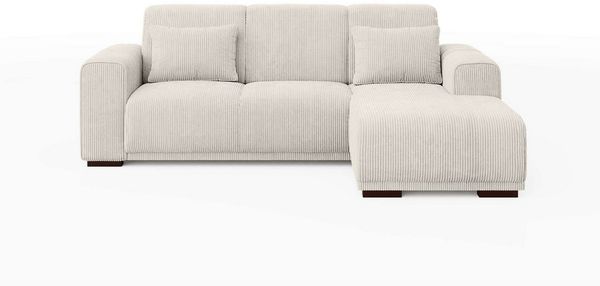 Home affaire Ecksofa BORNHOLM L-Form, B: 234 cm - OTTO. Verlässliche Qualität, Recamiere links oder rechts bestellbar, Wellenfederung, inkl. 2 Kissen