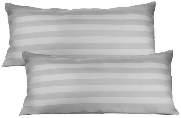 KEAYOO Kissenbezüge Satin Kissenbezug, (2 Stück), 100% Baumwolle mit Reißverscluss