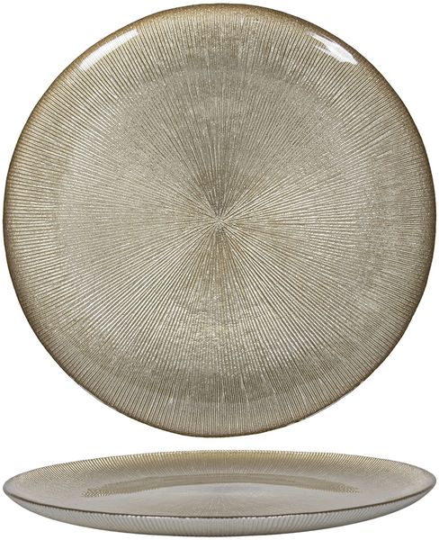 Glasteller gold LUXURY