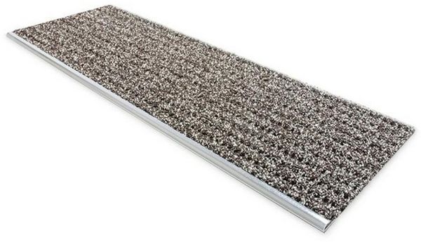 Karat Stufenmatte Sicherheits-Stufenauflage, 2 Farben & 2 Größen, Treppenschutz, Rechteckig, mit Alu-Schiene