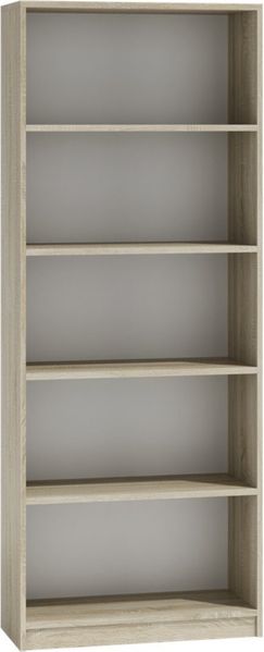 ibonto BÜCHERREGAL Laminierte SONOMA-EICHE Erhältlich in verschiedenen Größen (H 182 x T 30 x B 60 cm)