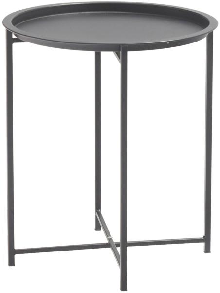 osoltus Garten Balkon Beistelltisch schwarz 46cm