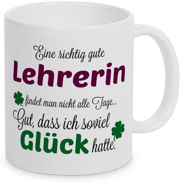 TASSENKING Tasse, Eine gute Lehrerin. - Tasse -Kaffeebecher - Geschenk