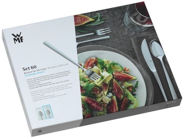 WMF 'Verona' Besteck Set 60-tlg., Edelstahl silber